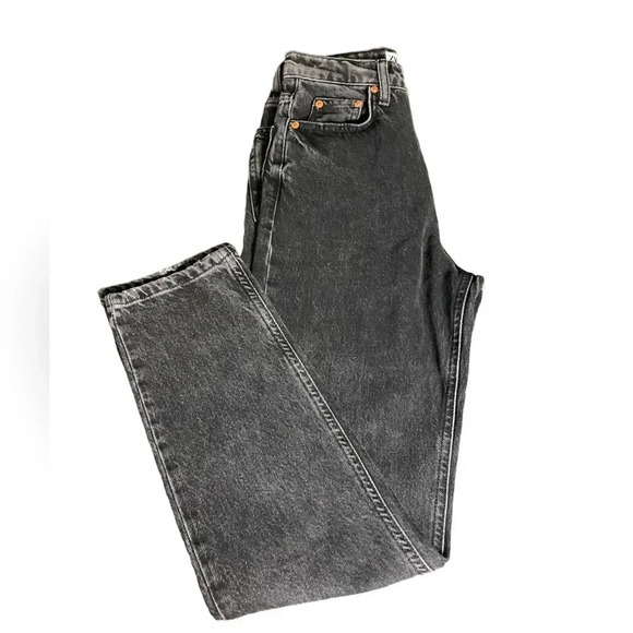 ZARA The 90’s Mom Fit High-Rise Slim Leg Jeans - Picture 7 of 10
